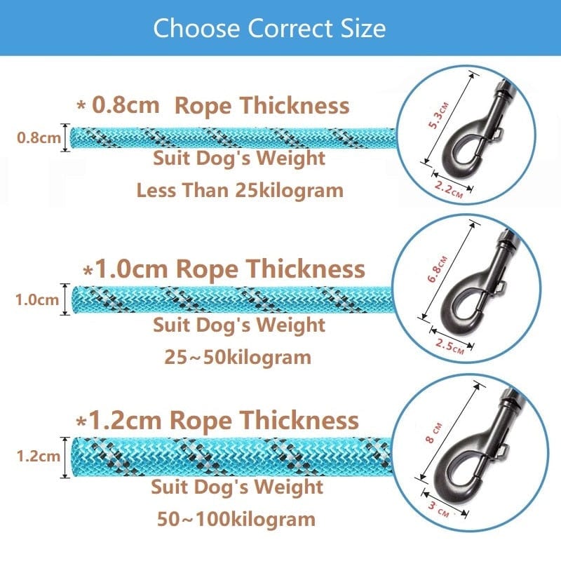 150/200/300cm Strong Dog Leash Pet Leashes - Image 4