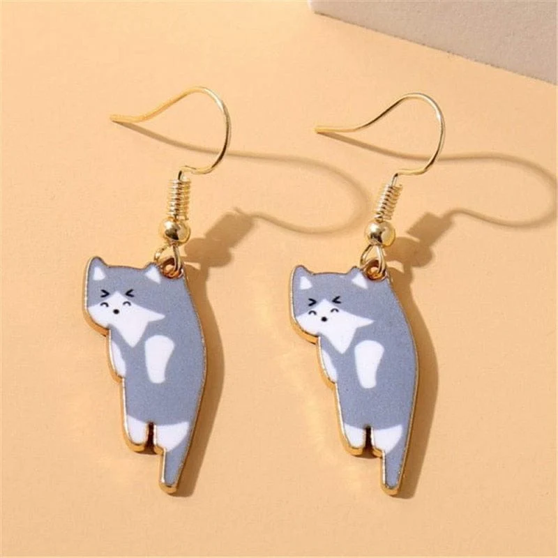Funny Black Cat Earring Jewelry - Image 14