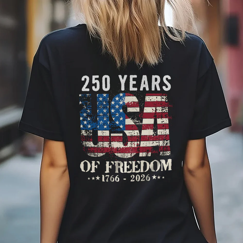 250 Years USA Of Freedom Backside Shirt TH10 896301 - Image 5