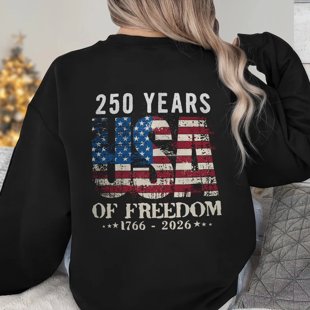 250 Years USA Of Freedom Backside Shirt TH10 896301 - Image 6