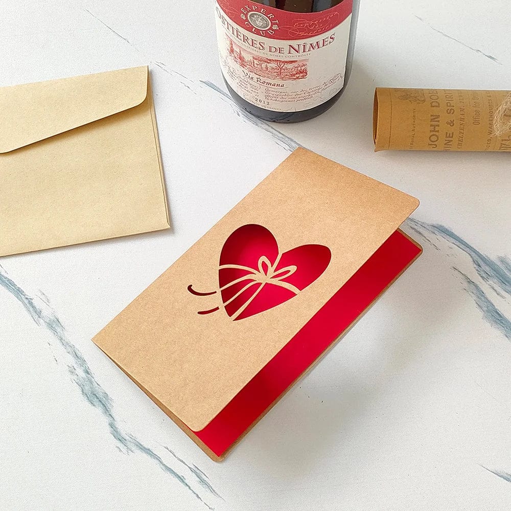 3D Pop Up Love Card with Envelope Valentines Day Birthday Anniversary Greeting Cards for Couples Wife Husband Handmade Gifts - Image 20