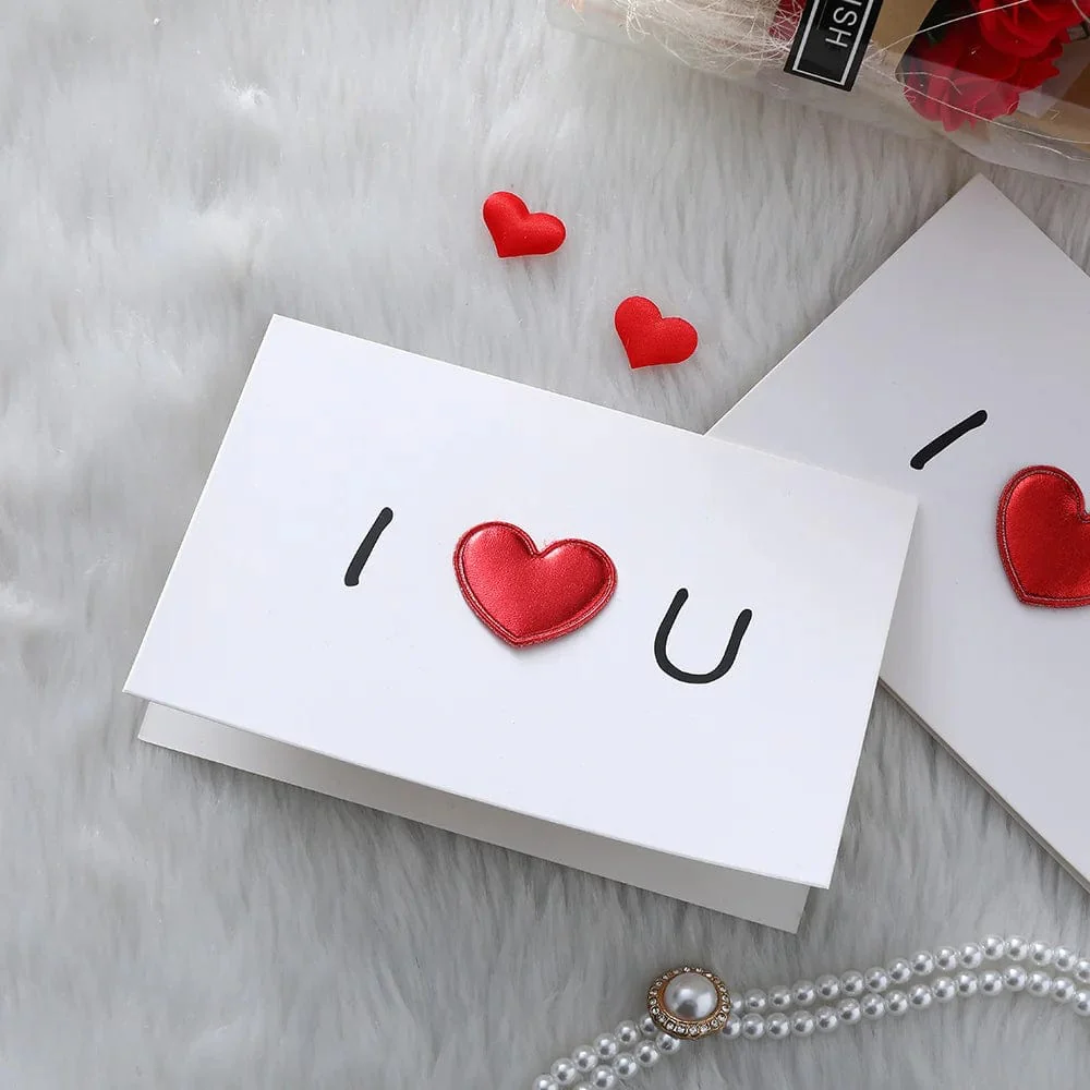 3D Pop Up Love Card with Envelope Valentines Day Birthday Anniversary Greeting Cards for Couples Wife Husband Handmade Gifts - Image 31