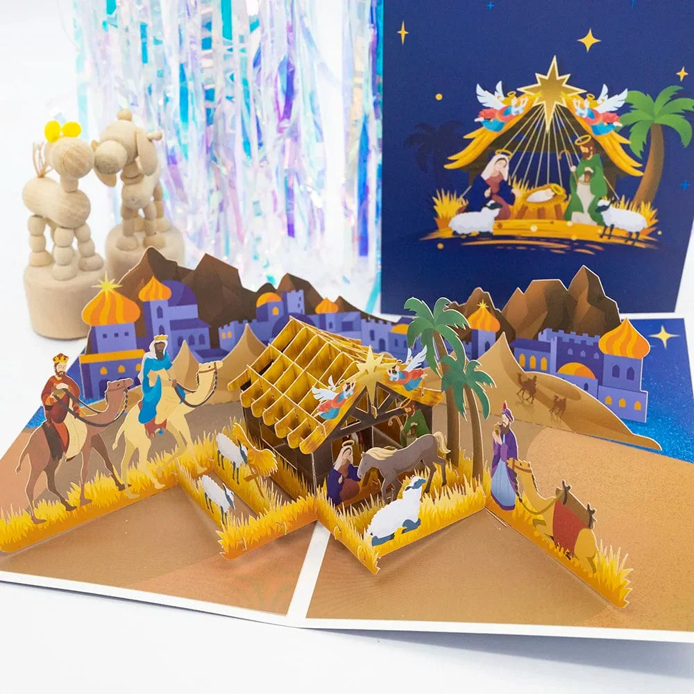 3D Pop UP Santa Cards Marry Christmas Greeting Cards Party Invitations Gifts New Year Greeting Card Anniversary Gifts Postcard - Image 17