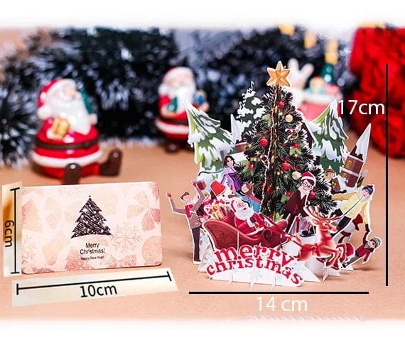 3D Pop UP Santa Cards Marry Christmas Greeting Cards Party Invitations Gifts New Year Greeting Card Anniversary Gifts Postcard - Image 22