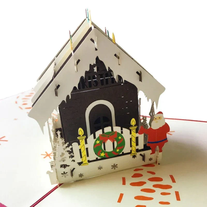 3D Pop UP Santa Cards Marry Christmas Greeting Cards Party Invitations Gifts New Year Greeting Card Anniversary Gifts Postcard - Image 38