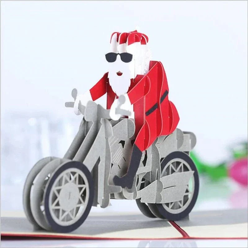 3D Pop UP Santa Cards Marry Christmas Greeting Cards Party Invitations Gifts New Year Greeting Card Anniversary Gifts Postcard - Image 6