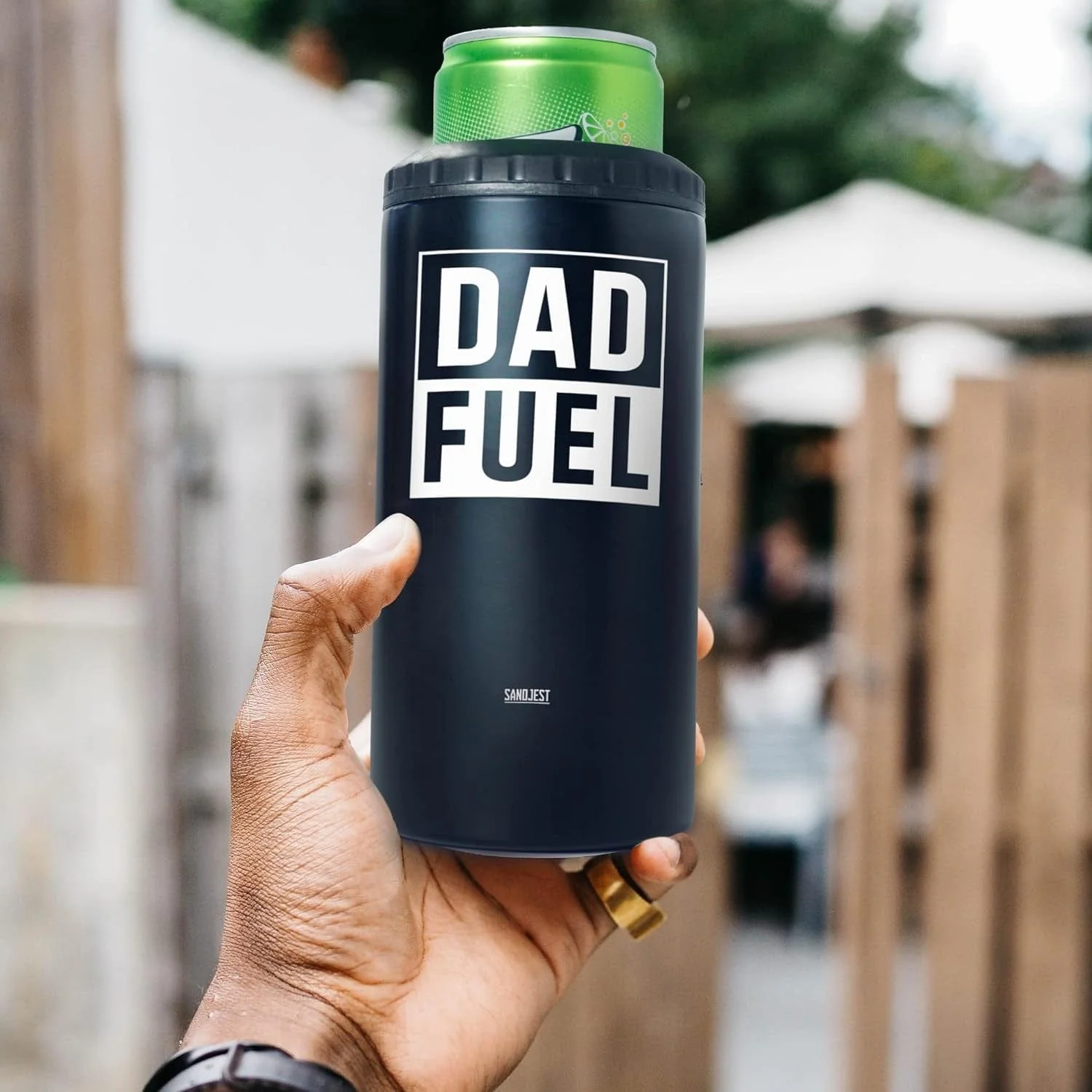 4-In-1 Dad Tumbler Gifts for Dad from Daughter Son - 12Oz Dad Fuel Can Cooler Tumblers Travel Mug Cup - Stainless Steel Insulated Cans Coozie Christmas, Birthday, Father'S Day Gift for Daddy - Image 7