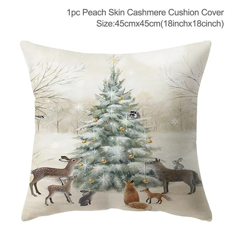45cm Christmas Cushion Cover Merry Christmas Decorations For Home 2023 - Image 28