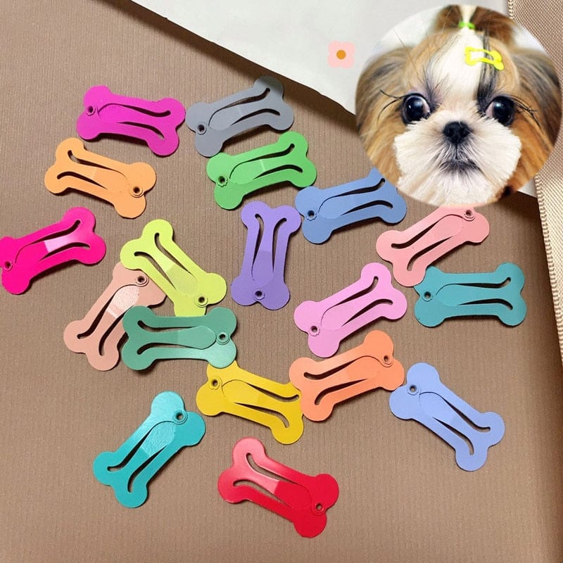 5Pcs/set Cute Colorful Dog Hairpin