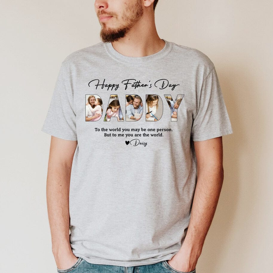 Upload Photo Happy Father's Day, Family Shirt TA29 888265 - Image 4