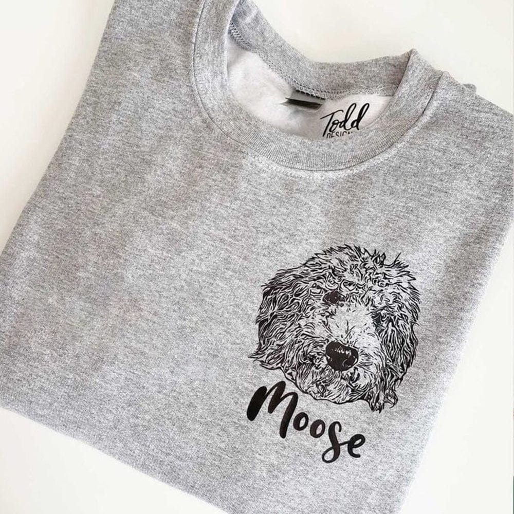 Personalized Dog Head Dog Shirt, HN590 - Image 5