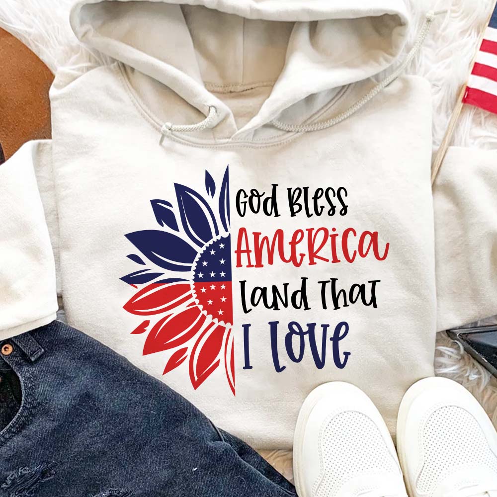 God Bless America American Shirt, HN590 - Image 2