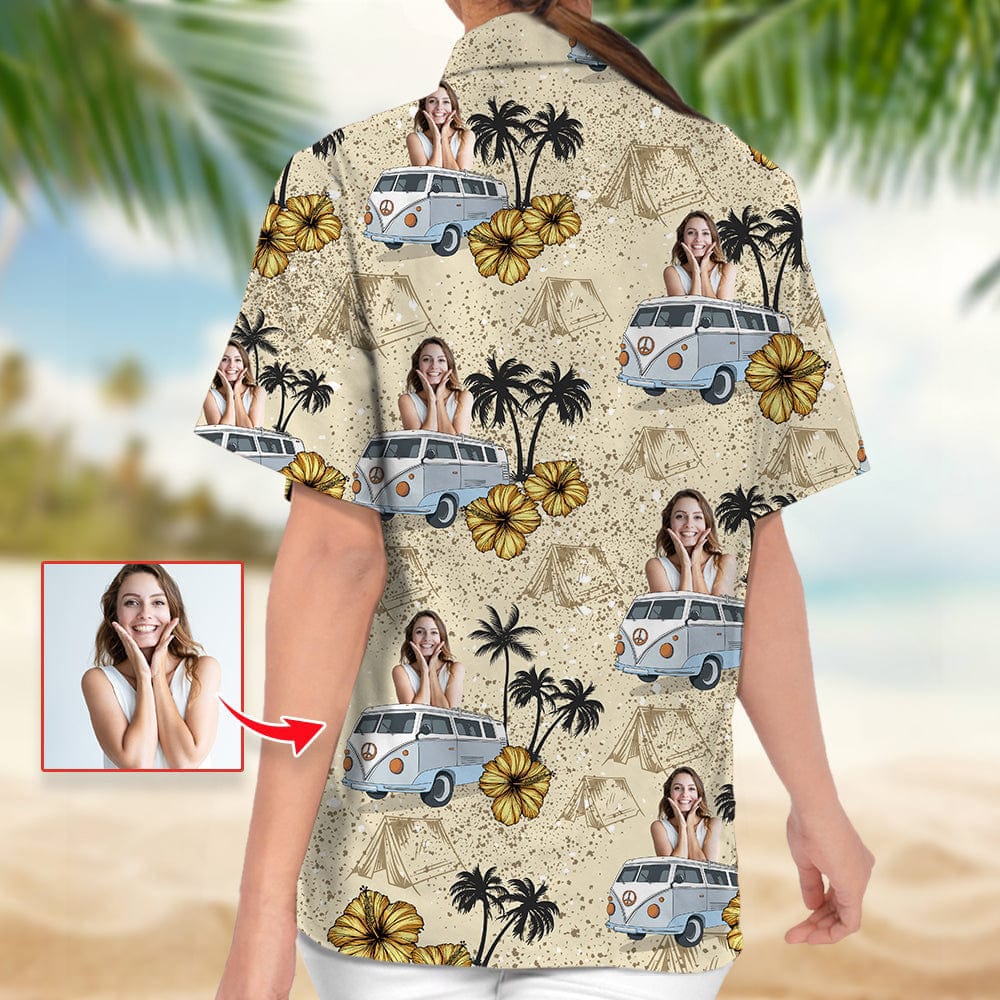 Upload Photo RV Camping Hawaiian Shirt K228 888374 - Image 3