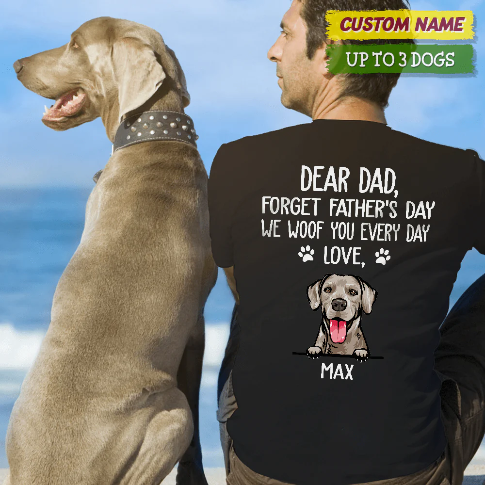We Woof You Every Day Dog Shirt K228 HN590 - Image 2