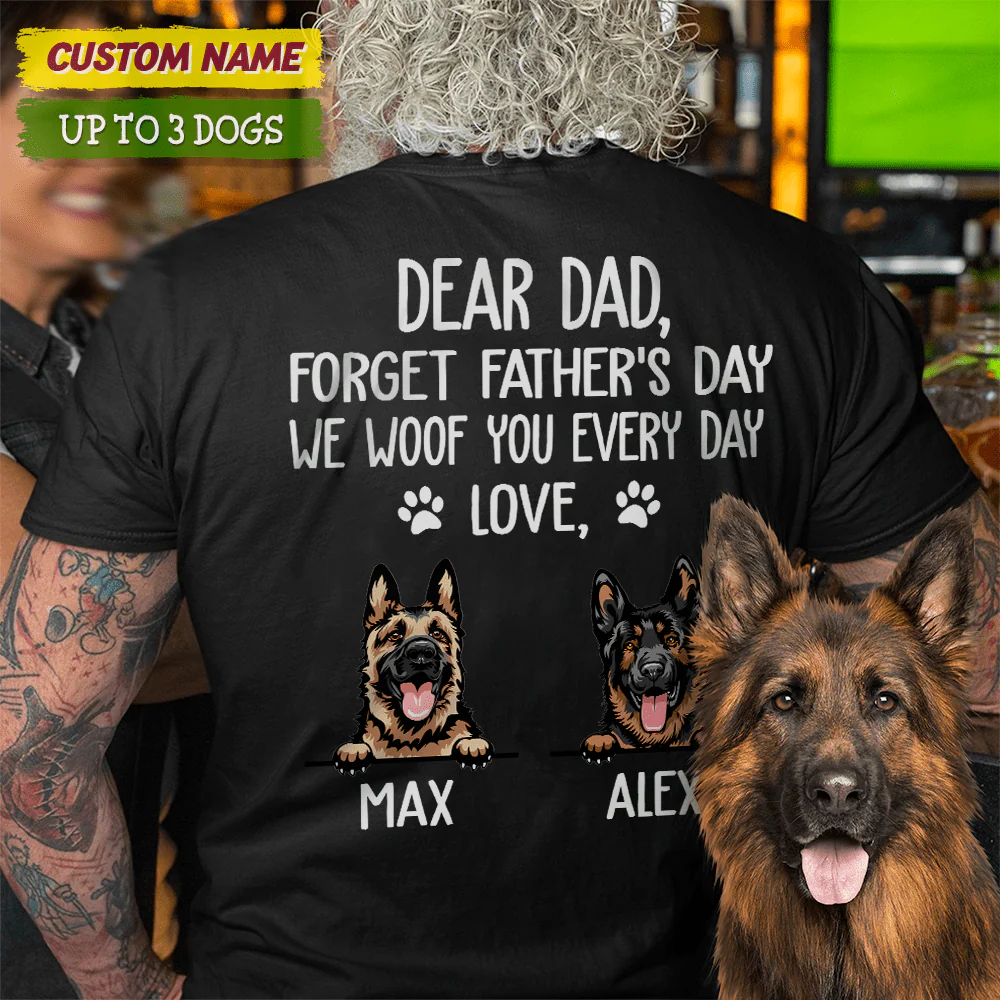We Woof You Every Day Dog Shirt K228 HN590 - Image 3