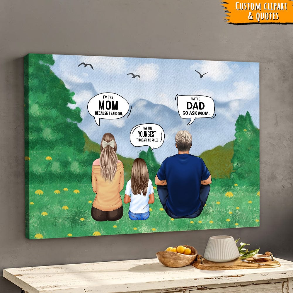 Pesonalized I'm The Family Canvas T368 HN590 - Image 3