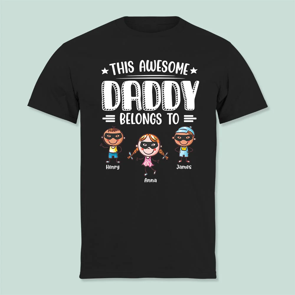 This Awesome Person Belong To Kids Family Dark Shirt N304 HN590