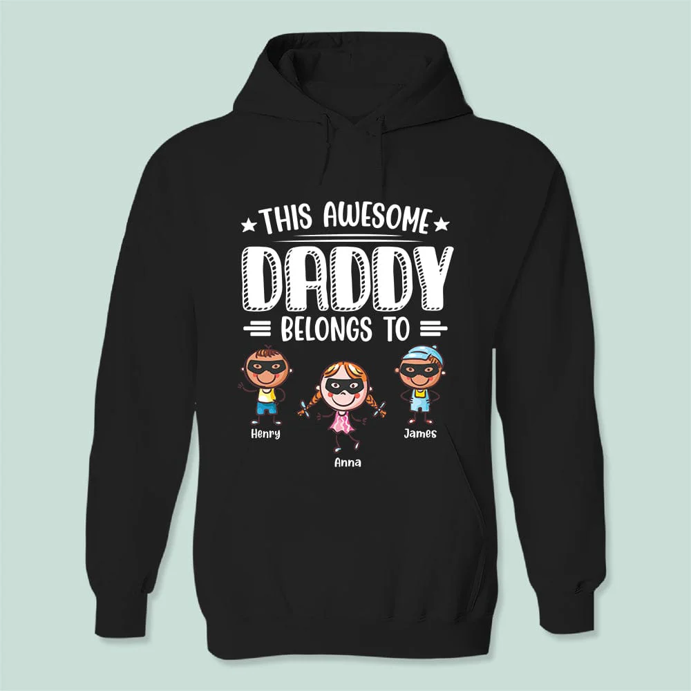 This Awesome Person Belong To Kids Family Dark Shirt N304 HN590 - Image 2