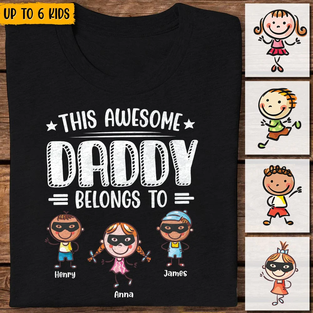 This Awesome Person Belong To Kids Family Dark Shirt N304 HN590 - Image 4