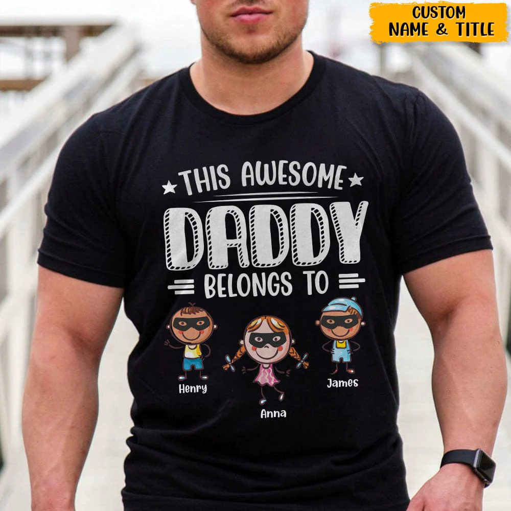 This Awesome Person Belong To Kids Family Dark Shirt N304 HN590 - Image 5