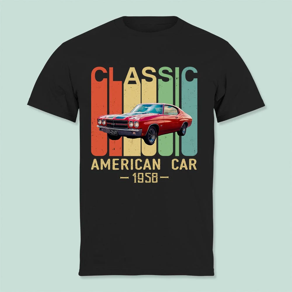 Custom Photo Classic Car Vintage Car Shirt N304 HN590