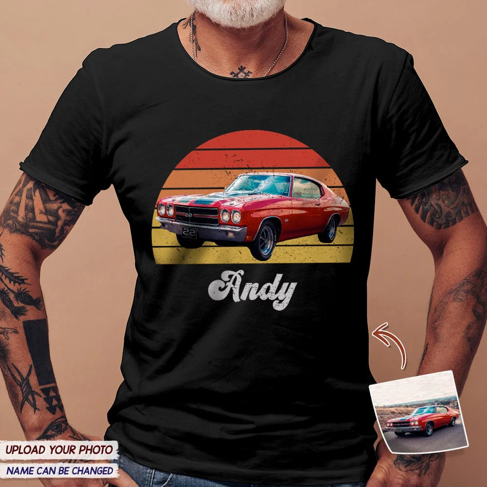 Vintage Retro Car Shirt, Custom Photo Shirt N304 888557 - Image 6
