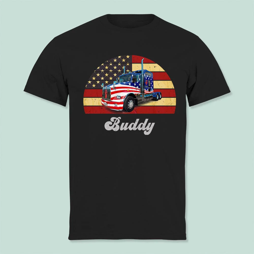 Custom Photo Big Truck Vintage Car Shirt T286 HN590