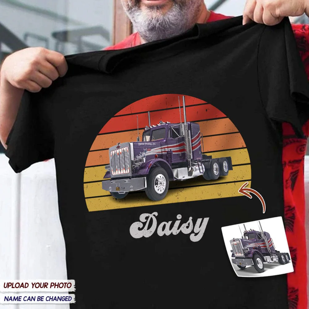 Custom Photo Big Truck Vintage Car Shirt T286 HN590 - Image 4
