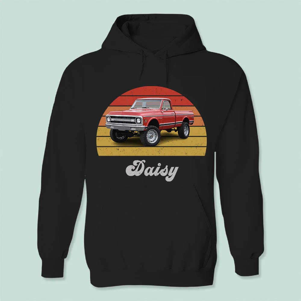 Custom Photo Pickup Truck Vintage Car Shirt T286 HN590 - Image 2