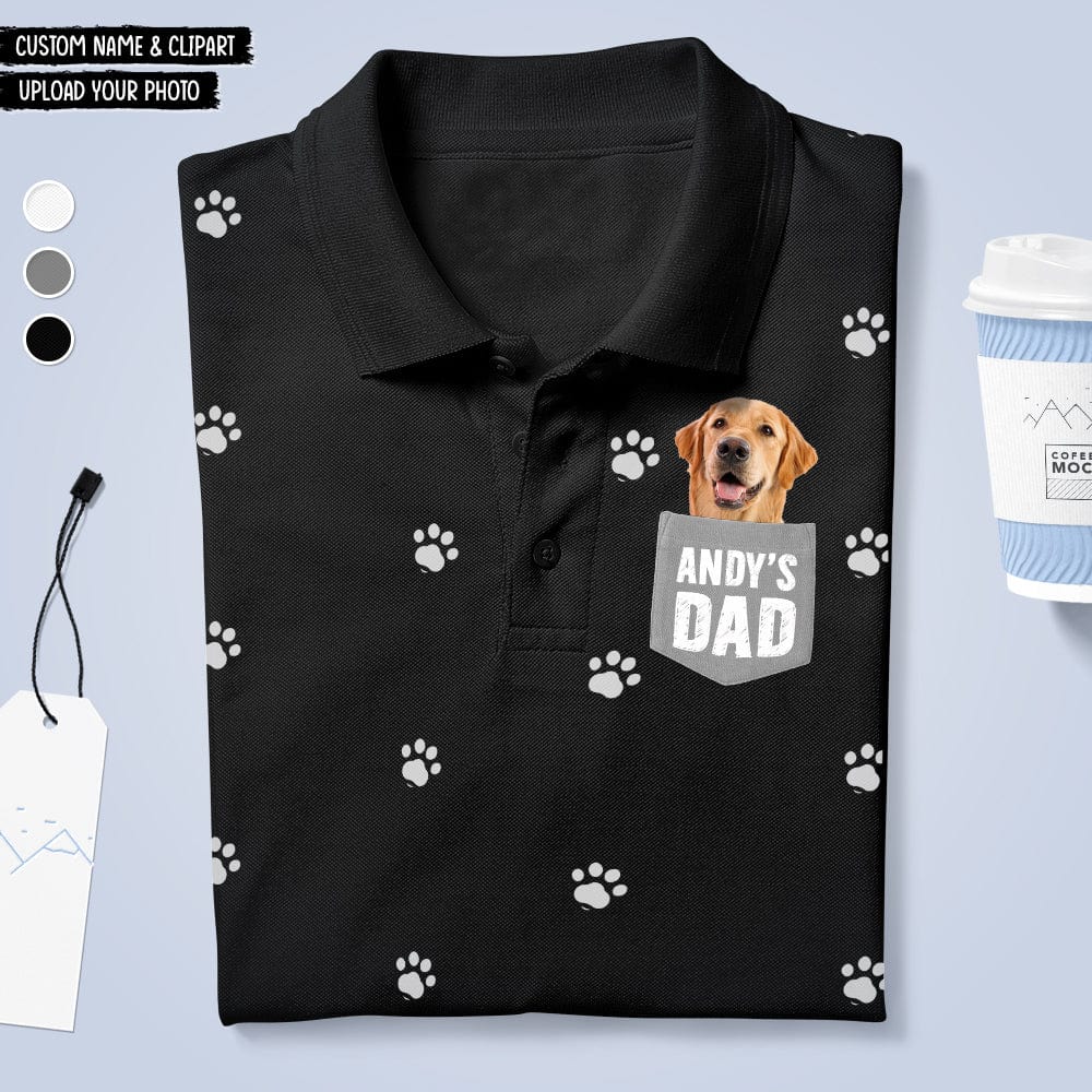 Custom Photo, Custom Clipart For Dog Lover Polo Shirt T368 HN590 - Image 5