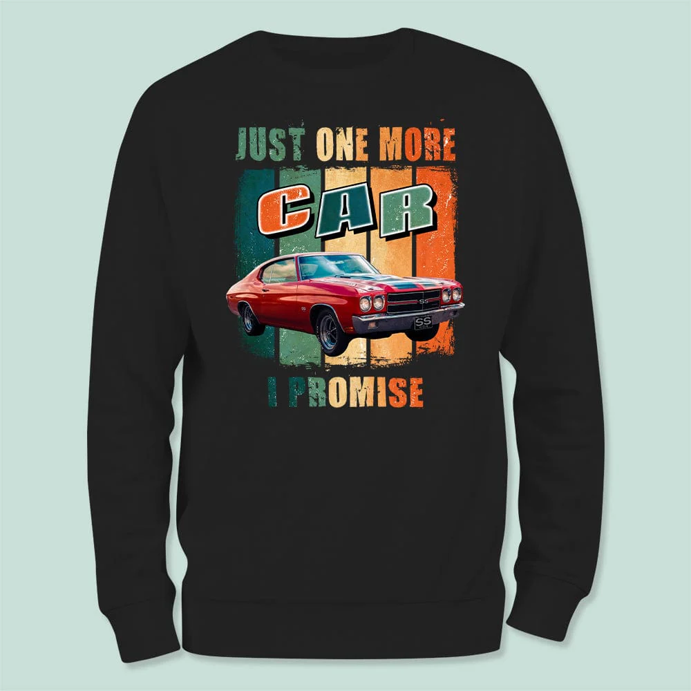 Just One More Car I Promise Funny Vintage Retro Car Shirt N304 HN590 - Image 6