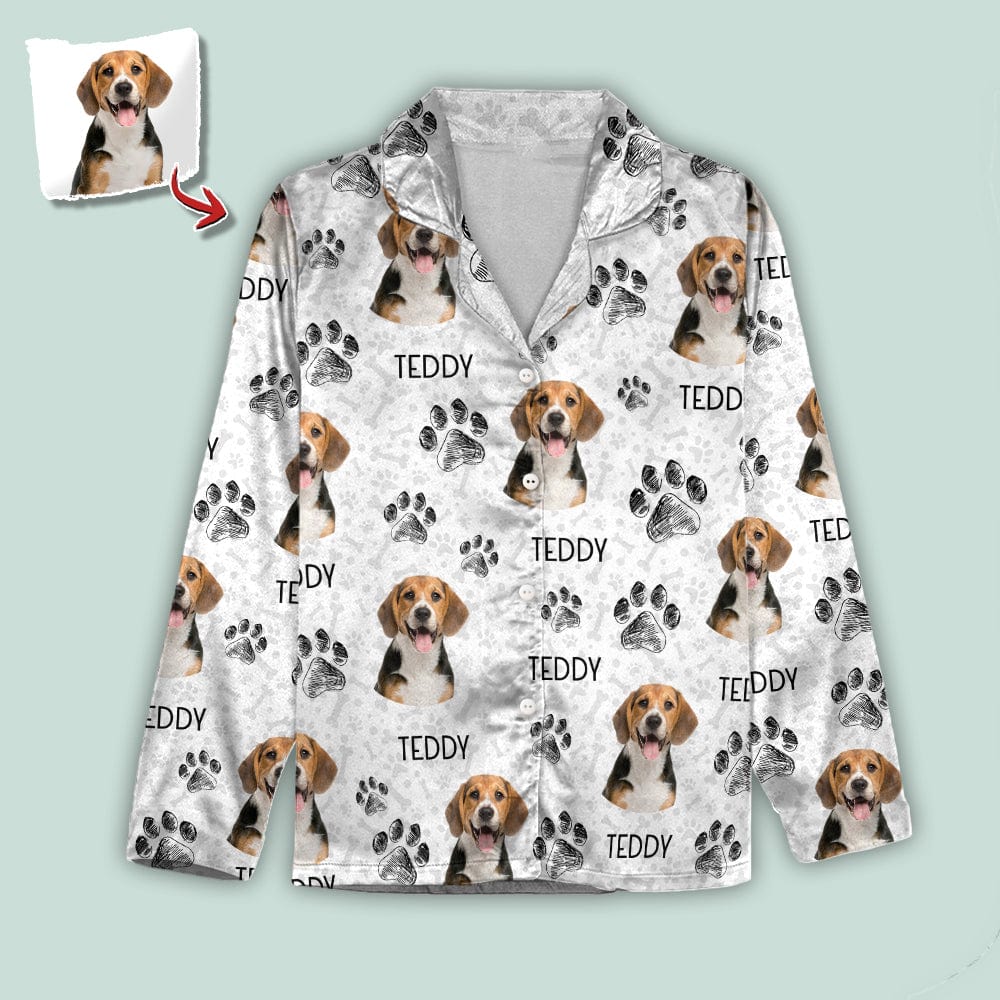 Custom Photo Dog Cat Paw For Dog Cat Lover Pajamas Christmas HO82 NKT1 888684 - Image 11