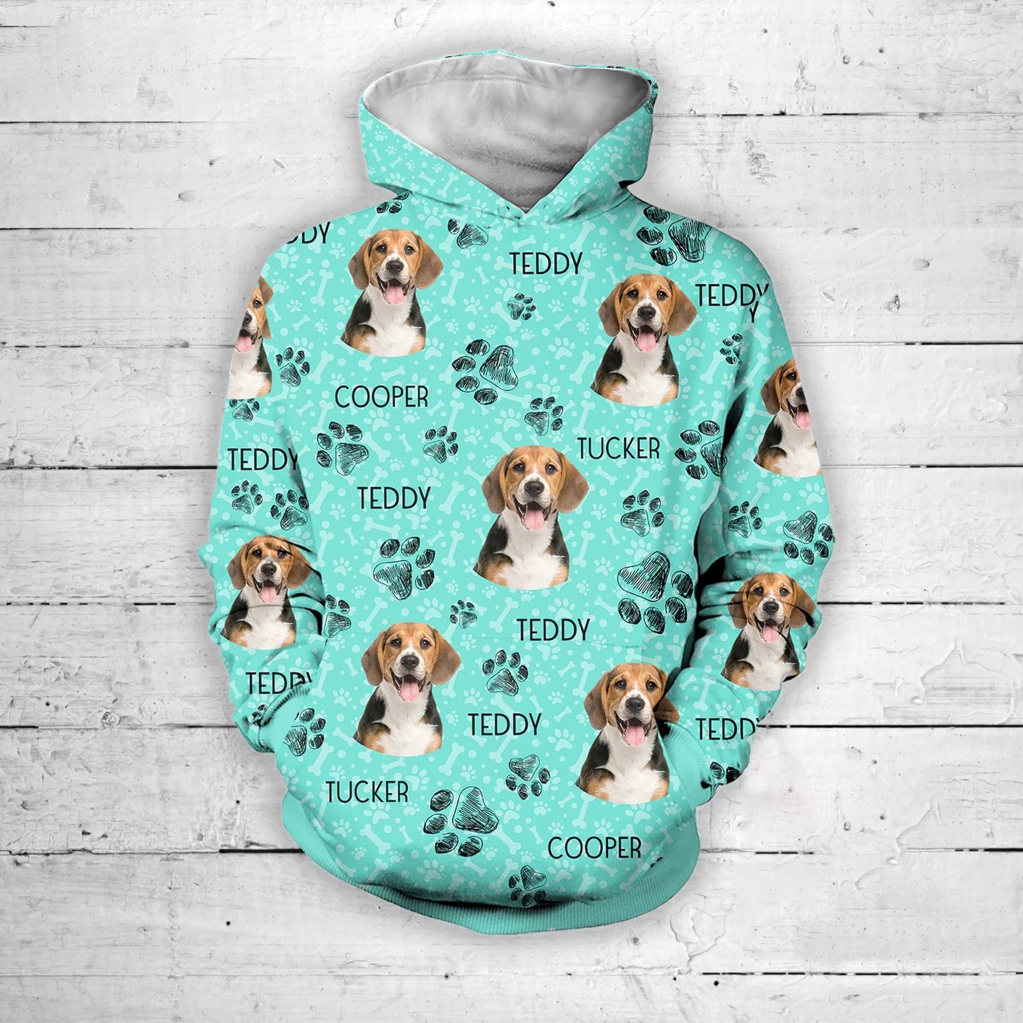Custom Photo Dog 3D Hoodie T286 HN590 - Image 2