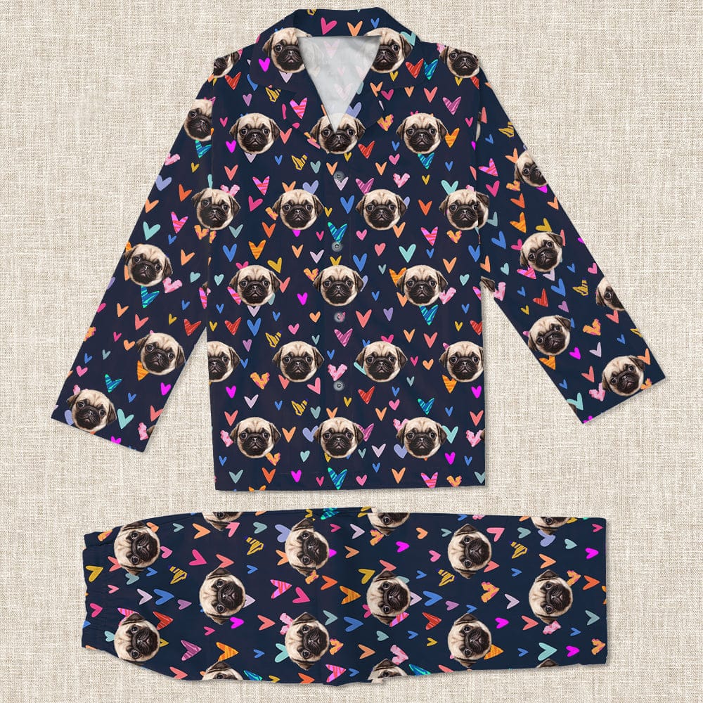 Custom Photo Dog Cat And Face Pajamas K228 HA75 888717 - Image 3