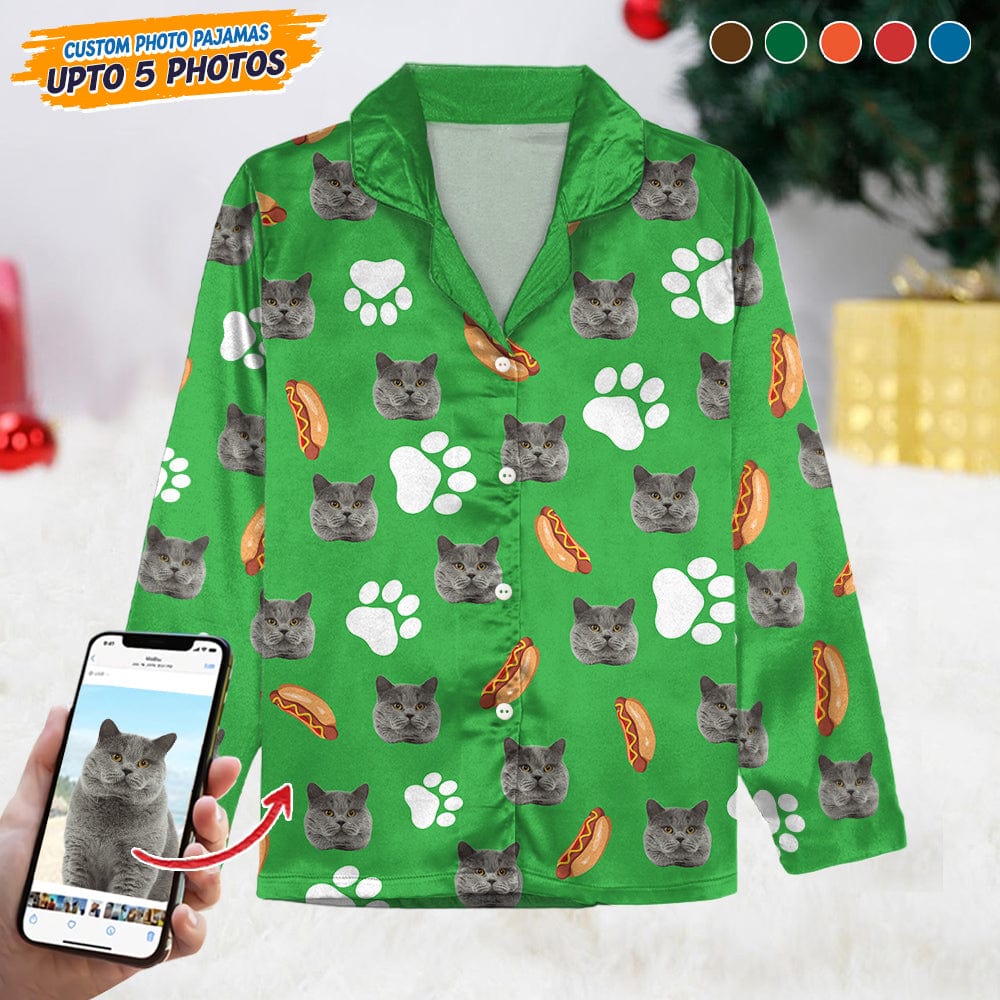 Custom Face Photo With Accessories Pattern Pajamas T368 888720 - Image 3