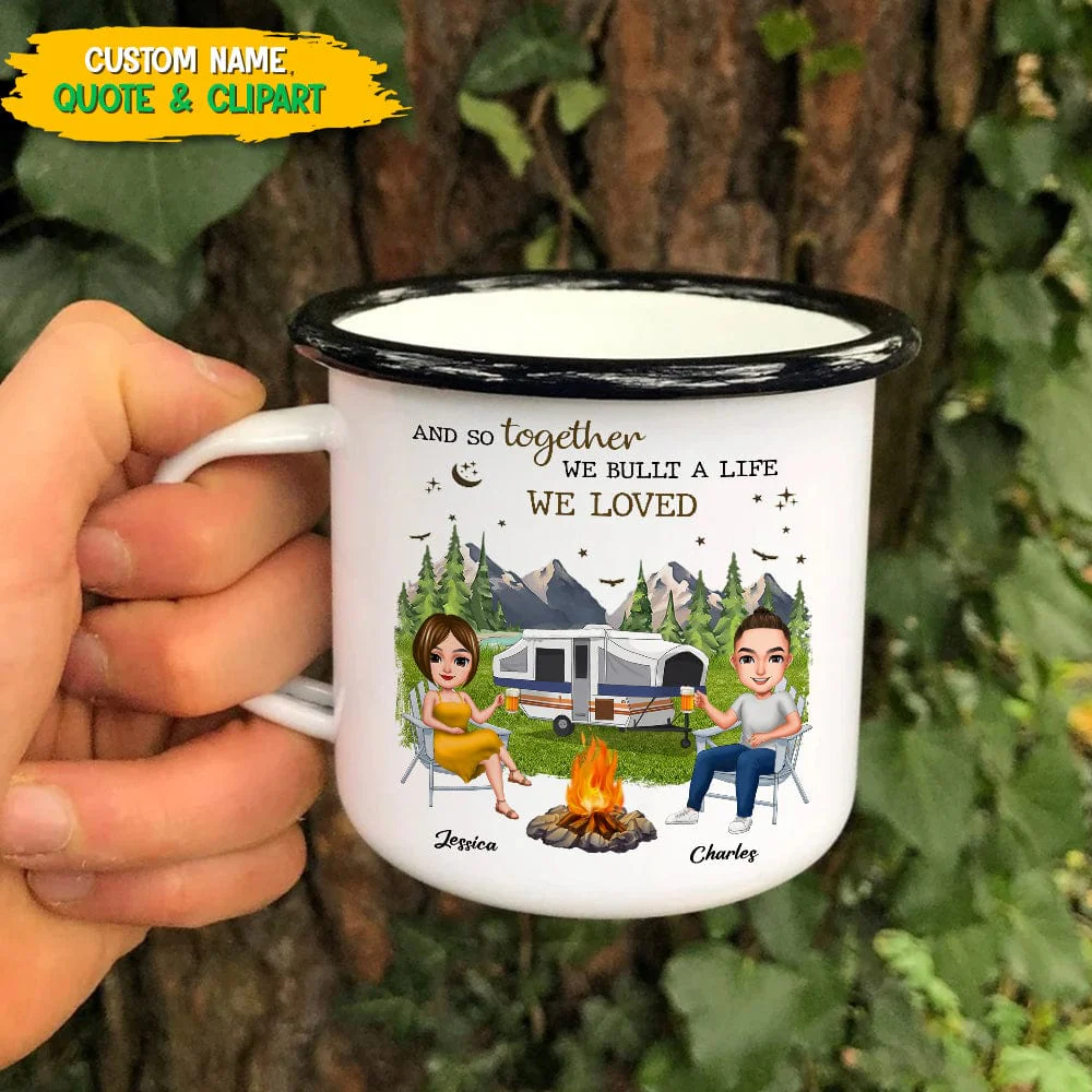 You & Me We Got This Camping Campfire Mug T286 892285 - Image 5