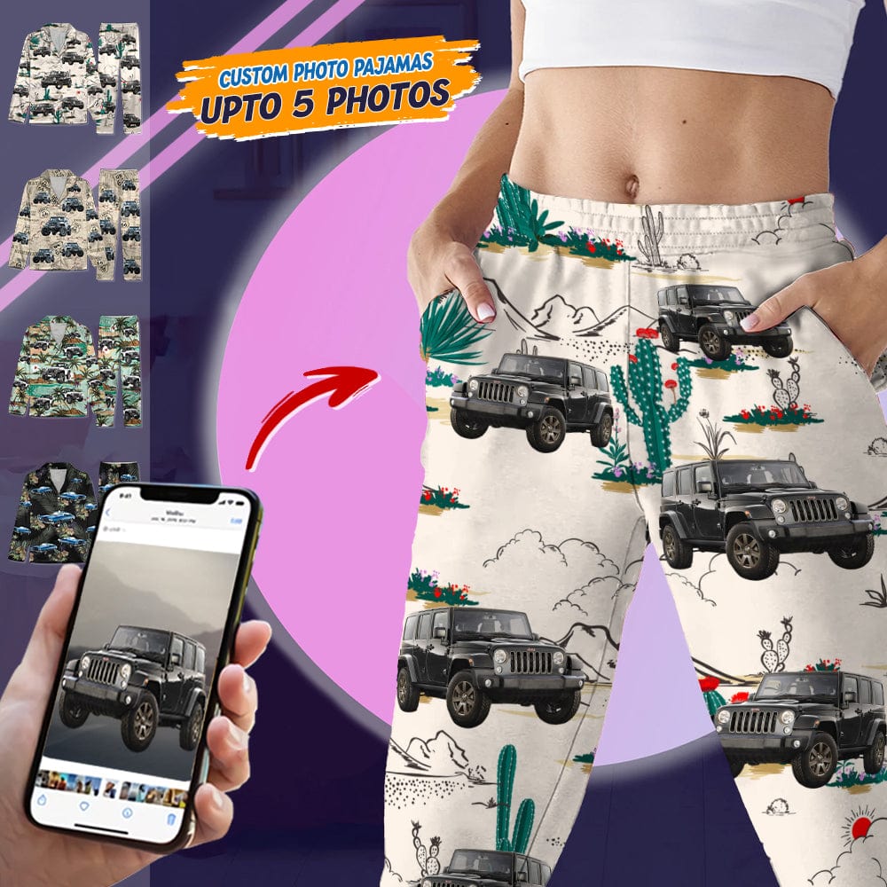 Custom Photo With Accessories Pattern Car Pajamas N304 888730 - Image 3