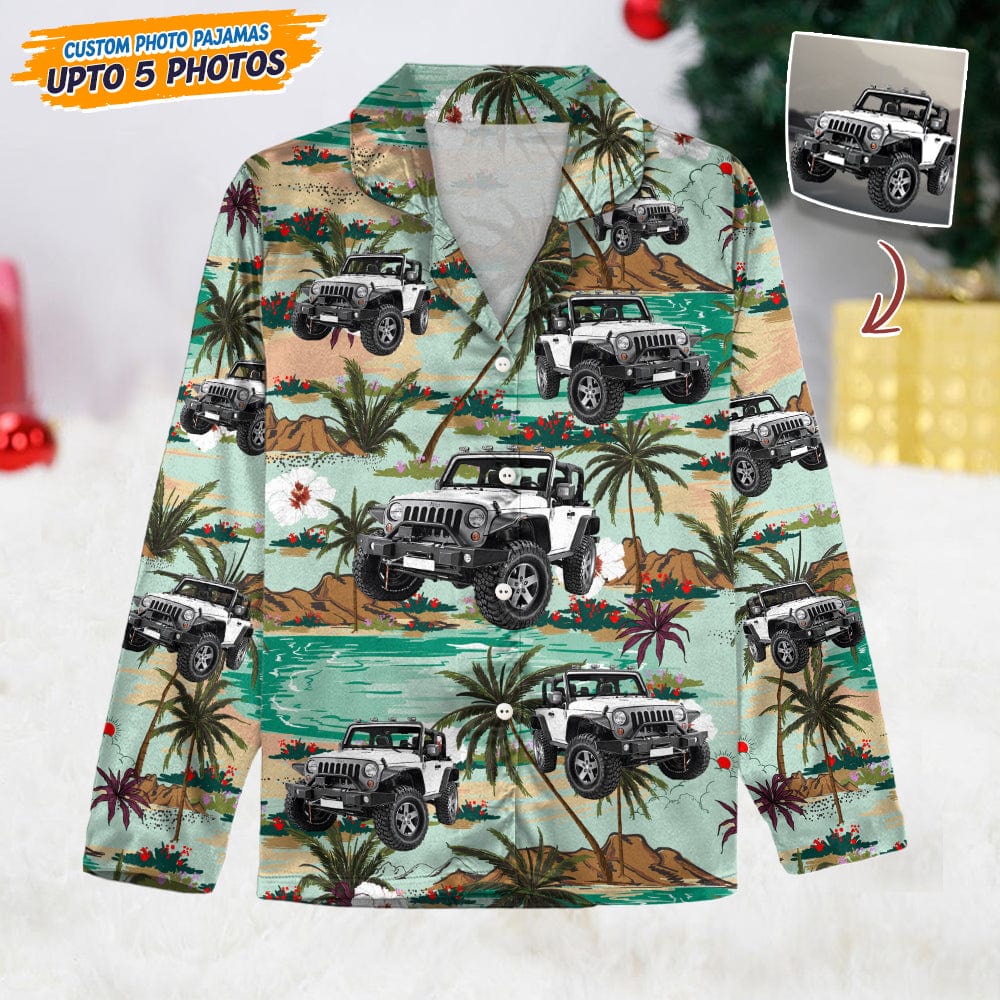 Custom Photo With Accessories Pattern Car Pajamas N304 888730 - Image 4