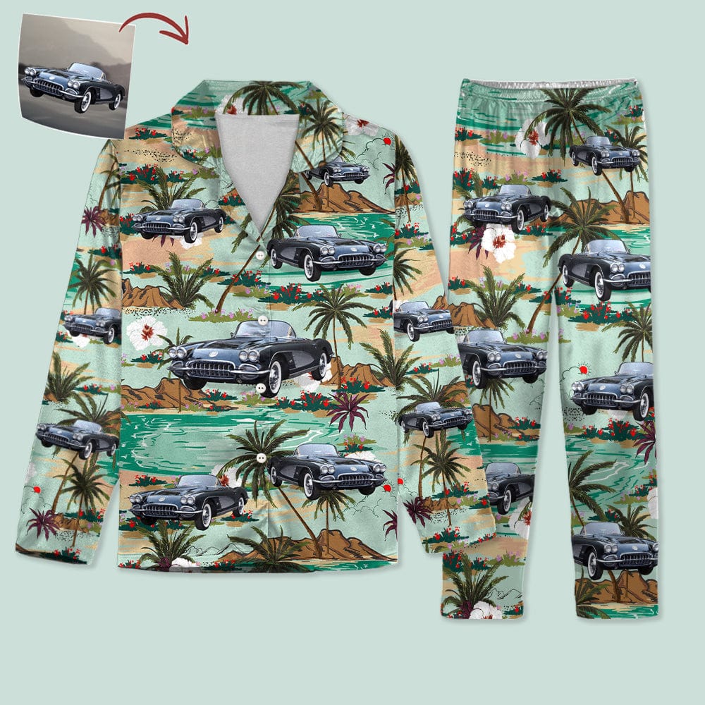 Custom Photo With Accessories Pattern Car Pajamas N304 888730 - Image 9