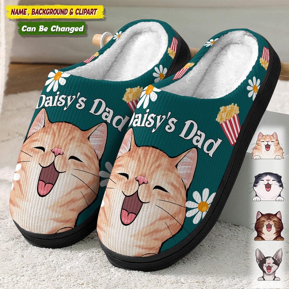 Accessories Pattern Dog Cat Plush Slippers 888734 T368 HN590 - Image 2