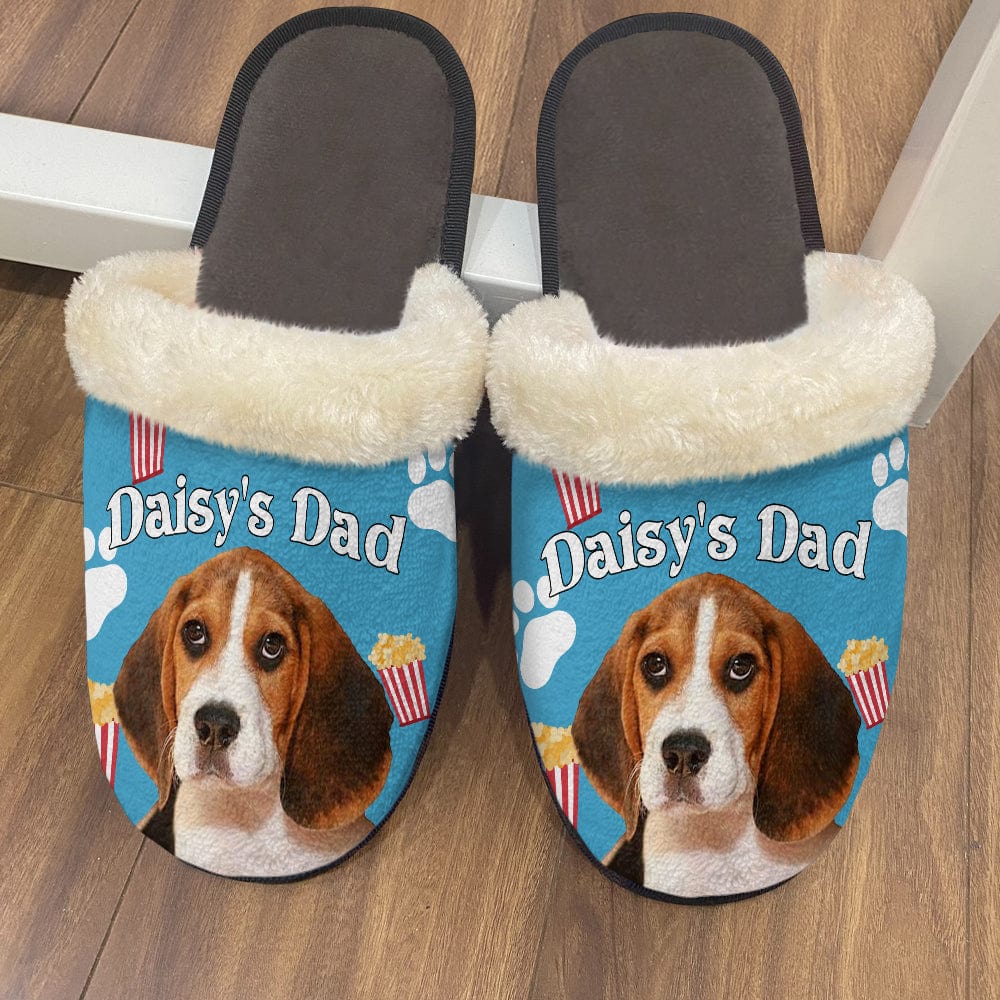 Custom Photo With Accessories Pattern Dog Cat Plush Slippers T368 888736 - Image 2