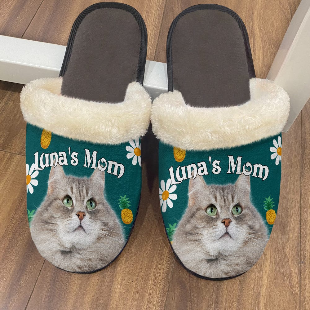 Custom Photo With Accessories Pattern Dog Cat Plush Slippers T368 888736 - Image 3
