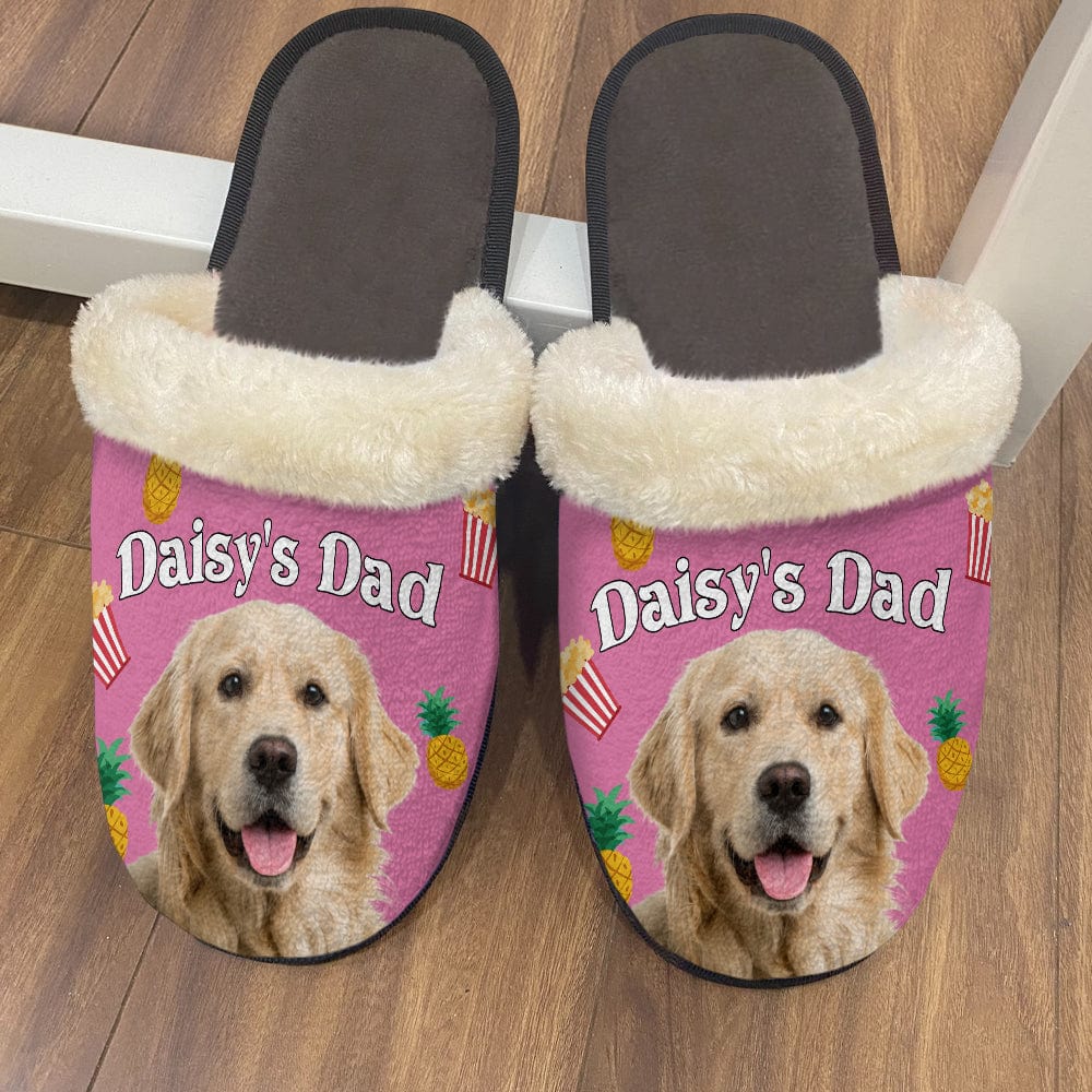 Custom Photo With Accessories Pattern Dog Cat Plush Slippers T368 888736 - Image 4