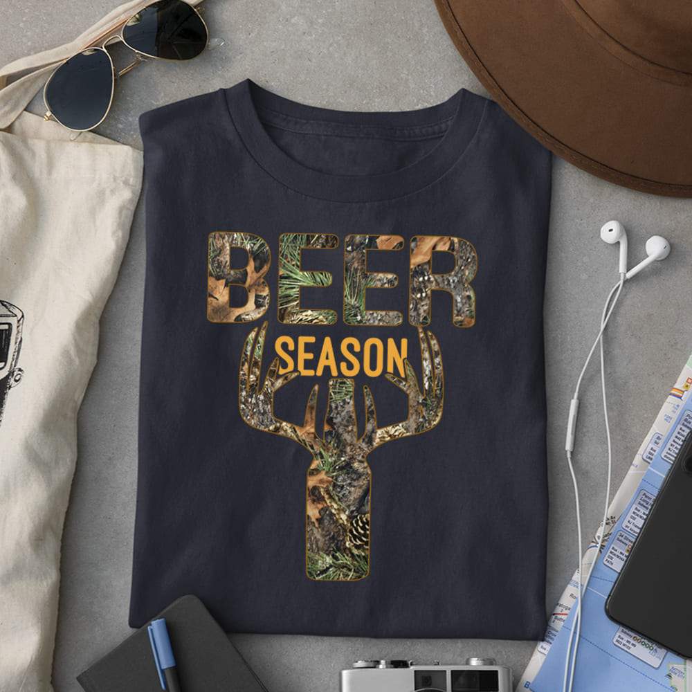 Beer Season Hunting T-shirt, Hunter Gift N304 HN590 - Image 5