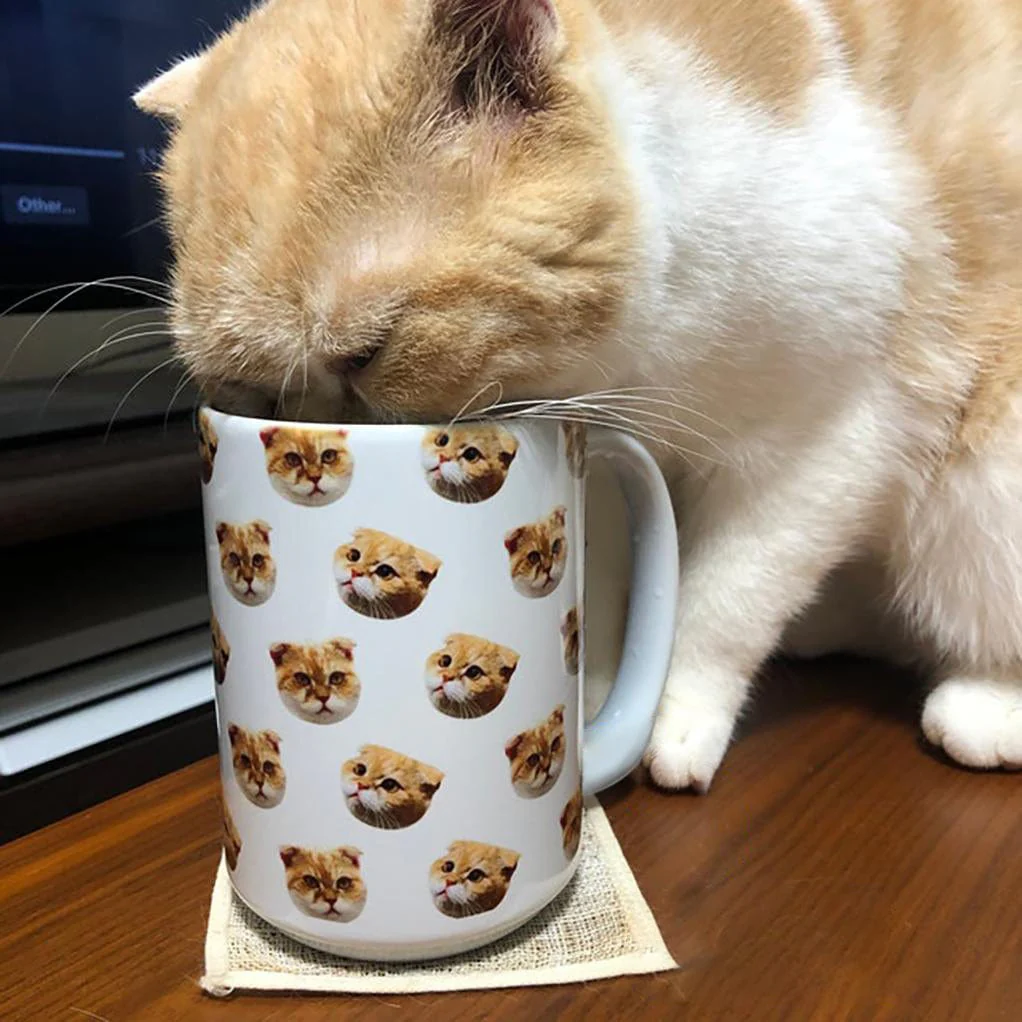 Upload Image Portrait Coffee Mug For Dog Cat, T368 HN590 - Image 5