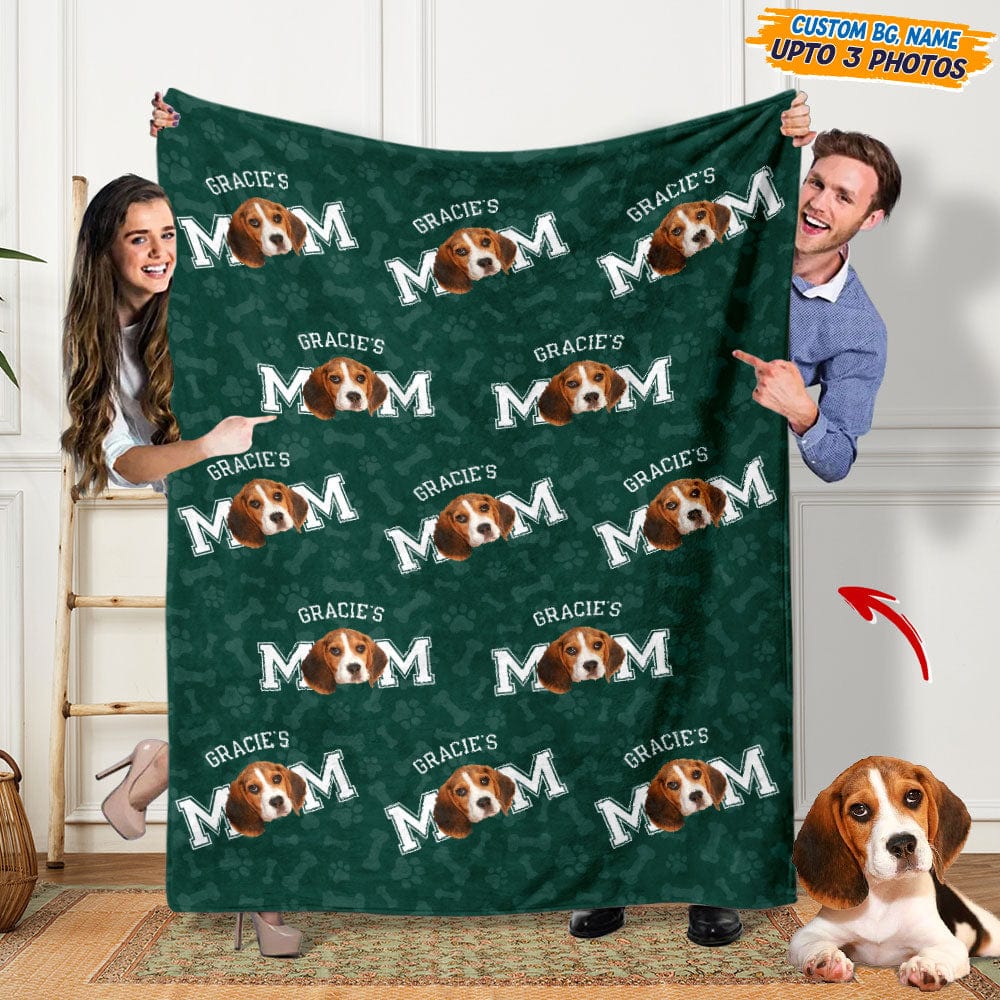 Custom Photo Dog Dad Dog Mom Pet Lover Blanket N304 HN590