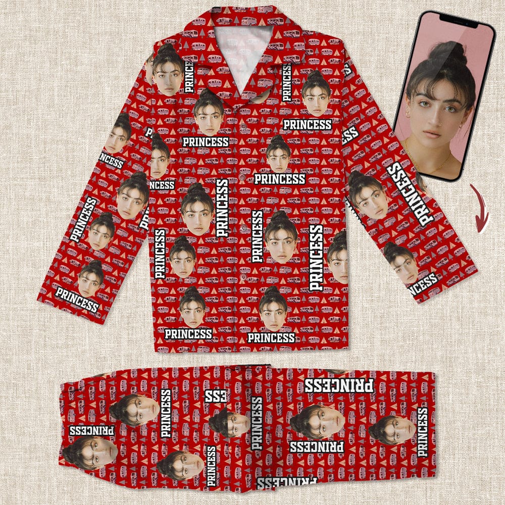 Custom Photo Camping Car Pattern Pajamas K228 888772 - Image 9