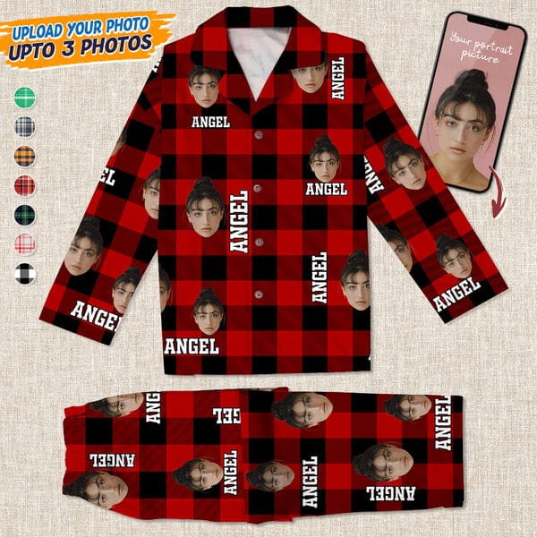 Custom Photo Human Face For Bestie Pajamas K228 888774 - Image 5