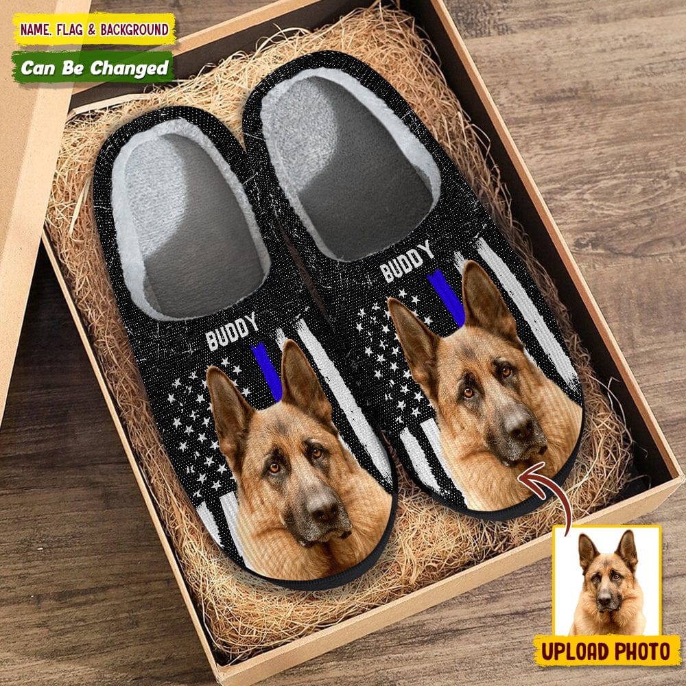 Custom Photo Dog Cat USA Flag Pet Slipper N369 888784 - Image 3