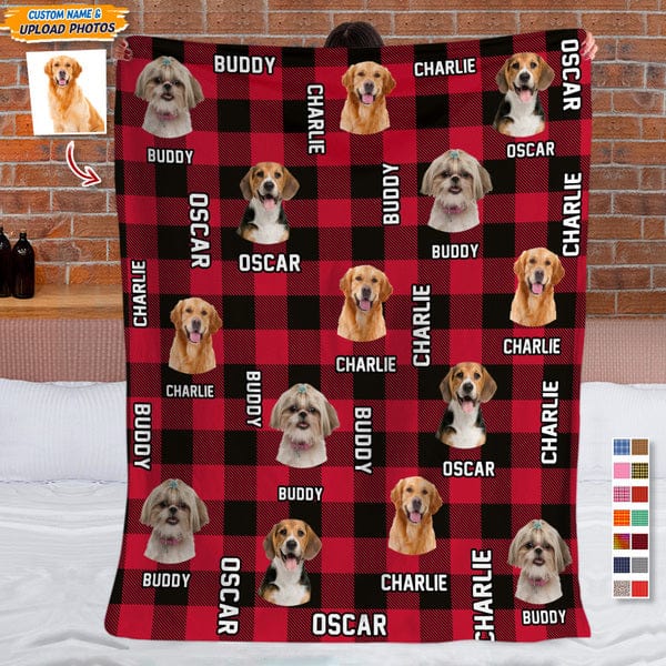 Custom Face Photo  With Accessories Pattern Blanket T286 HN590 - Image 2
